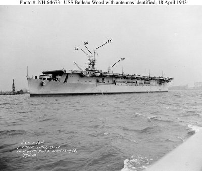USS Bellau Wood  C.05.016  C.05 Vliegkampschepen