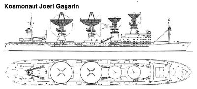 Kosmonaut Joeri Gagarin,      Land: RU,  Bouwjaar: 1971,  Schaal: 620,  Lengte:381,  Bladen: 1\